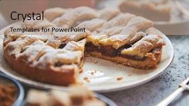  Presentation with sugar cubes - Amazing slide set having side fresh fruits brown sugar backdrop and a coral colored foreground