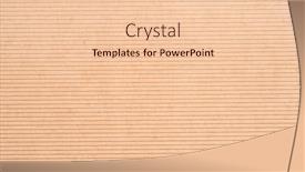  Presentation with corrugated cardboard - Presentation design featuring side-of-a-corrugated-cardboard background and a lemonade colored foreground