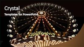  Presentation with show - Theme consisting of side-show big dipper background and a black colored foreground