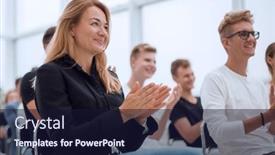  Presentation with casual young people - PPT layouts with side-view-casual-young-people background and a wine colored foreground