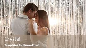  Presentation with traditional dancing - Audience pleasing slide deck consisting of side-view-close-up backdrop and a coral colored foreground