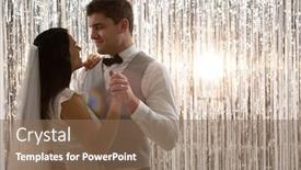  Presentation with traditional dancing - Amazing PPT theme having side-view-close-up backdrop and a violet colored foreground