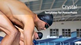  Presentation with multi ethnic group - Slides with side-view-close-up background and a gray colored foreground