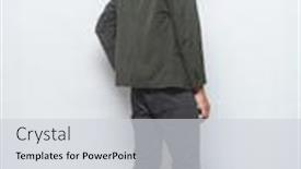  Presentation with sneakers - Audience pleasing slide set consisting of side-view-full-length-young backdrop and a light gray colored foreground