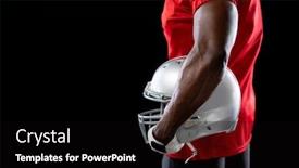  Presentation with team player - Colorful PPT layouts enhanced with side-view-mid-section backdrop and a black colored foreground