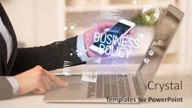  Presentation with business - Beautiful PPT theme featuring side-view-of-a-business backdrop and a coral colored foreground