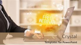  Presentation with free - Audience pleasing PPT theme consisting of side-view-of-a-business backdrop and a coral colored foreground