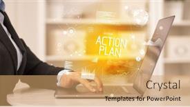  Presentation with working - PPT layouts with side-view-of-a-business background and a coral colored foreground