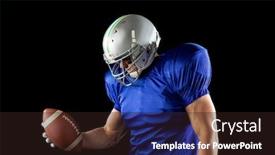  Presentation with team player - PPT layouts having side-view-of-a-caucasian background and a wine colored foreground