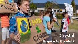  Presentation with road signs - Amazing PPT layouts having side-view-of-a-group backdrop and a violet colored foreground
