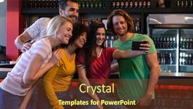  Presentation with ethnic group - Amazing PPT layouts having side-view-of-a-group backdrop and a tawny brown colored foreground