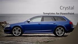  Presentation with performance - Presentation theme with side-view-of-a-high background and a light gray colored foreground