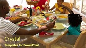  Presentation with young generation - Audience pleasing presentation design consisting of side-view-of-a-multi backdrop and a tawny brown colored foreground