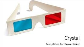  Presentation with pair - Cool new PPT theme with side view of a pair backdrop and a white colored foreground