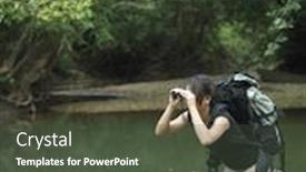 Presentation with backpack - Cool new PPT layouts with colorful hand made bowls in the street market backdrop and a gray colored foreground