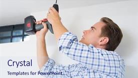  Presentation with cordless - Theme having rapidly whereas the inner gase background and a gray colored foreground.