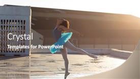  Presentation with race - Presentation consisting of side-view-of-a-young background and a tawny brown colored foreground