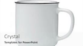  Presentation with ceramic - Amazing slide deck having side-view-of-blank-white backdrop and a light gray colored foreground