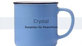  Presentation with ceramic - Beautiful PPT layouts featuring side-view-of-blue-ceramic backdrop and a teal colored foreground