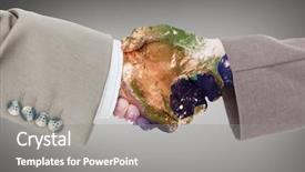  Presentation with peoples - PPT layouts enhanced with side view of business peoples background and a gray colored foreground