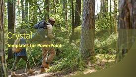  Presentation with cute - Presentation design having side-view-of-cute-schoolboy background and a tawny brown colored foreground