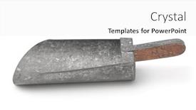  Presentation with flour - Theme enhanced with side-view-of-empty-old background and a  colored foreground