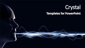  Presentation with school - Cool new PPT theme with school age and voice backdrop and a black colored foreground