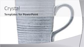  Presentation with rough - Slide set having side-view-of-handmade-rough background and a white colored foreground