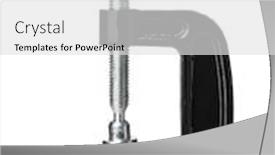  Presentation with heavy metal - PPT layouts featuring side-view-of-heavy-duty background and a light gray colored foreground