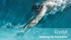  Presentation with aged - Presentation design featuring side-view-of-middle-aged background and a teal colored foreground