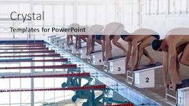  Presentation with multi ethnic group - Slide set enhanced with side-view-of-multi-ethnic background and a white colored foreground