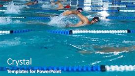  Presentation with multi ethnic group - Slide set enhanced with side-view-of-multi-ethnic background and a teal colored foreground