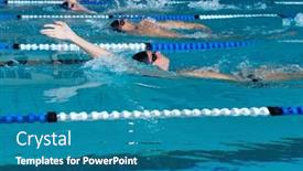  Presentation with ethnic group - PPT layouts featuring side-view-of-multi-ethnic background and a teal colored foreground