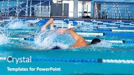  Presentation with multi ethnic group - Theme with side-view-of-multi-ethnic background and a teal colored foreground