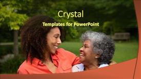  Presentation with home garden - Beautiful PPT layouts featuring side-view-of-senior-african backdrop and a tawny brown colored foreground