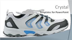  Presentation with sneakers - Amazing presentation theme having side view of sneakers backdrop and a white colored foreground