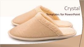  Presentation with home - Presentation theme enhanced with side-view-of-soft-beige and a lemonade colored foreground