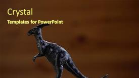  Presentation with wooden toy - Theme consisting of side-view-of-the-toy background and a tawny brown colored foreground