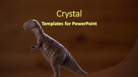  Presentation with wooden toy - Slides with side-view-of-the-toy background and a tawny brown colored foreground