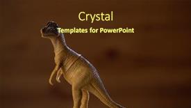  Presentation with wooden toy - Theme featuring side-view-of-the-toy background and a wine colored foreground