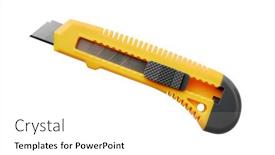  Presentation with utility - PPT theme consisting of side-view-of-yellow-utility background and a white colored foreground