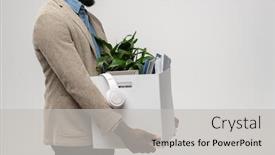  Presentation with green office - Amazing PPT theme having side-view-of-young-bearded backdrop and a light gray colored foreground