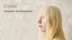  Presentation with isolation - Slide deck enhanced with side-view-of-young-pretty background and a lemonade colored foreground