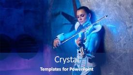  Presentation with fashion - PPT theme featuring side-view-portrait-of-beautiful background and a ocean colored foreground