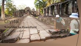  Presentation with hindu - Presentation theme featuring macro detail of a young man's facial hair background and a dark gray colored foreground