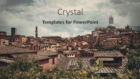  Presentation with italy - Amazing slide set having siena-cathedral-and-torre-del backdrop and a light gray colored foreground