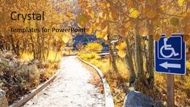  Presentation with mountain view california - Presentation theme enhanced with sierra nevada mountain fall background and a  colored foreground