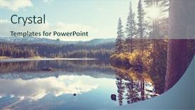  Presentation with mountain view california - PPT layouts enhanced with sierra nevada mountain fall background and a  colored foreground