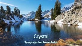  Presentation with nevada - PPT layouts consisting of sierra nevada mountains background and a ocean colored foreground