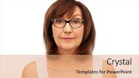  Presentation with old people - Colorful theme enhanced with sight older - beauty vision and old people backdrop and a coral colored foreground